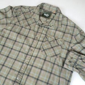 Howler Men's Medium Harkers Flannel LS Shirt Camping Hiking Fishing Flaws